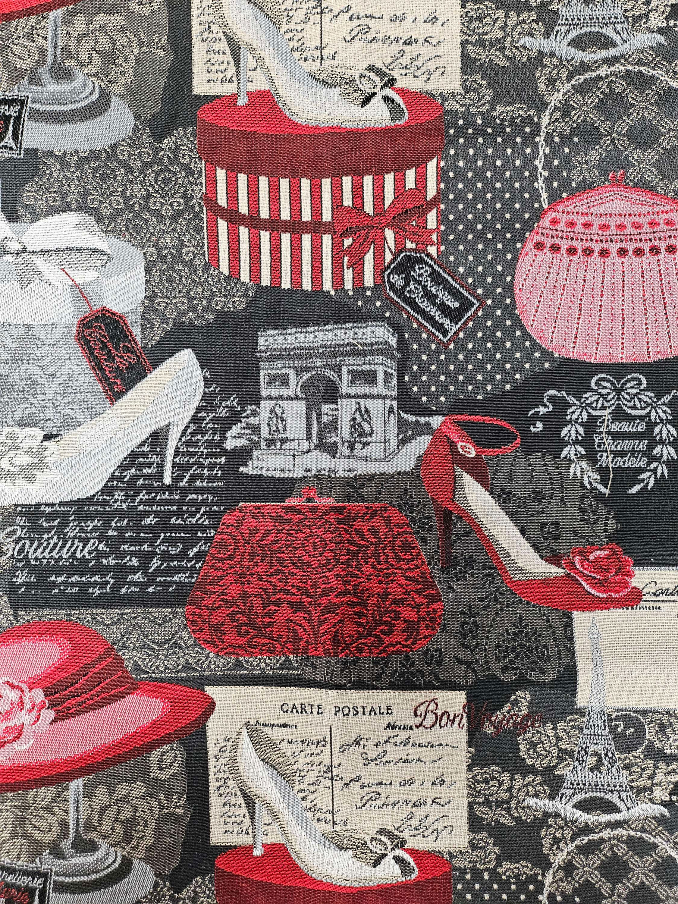 Jacquard MODA fond noir