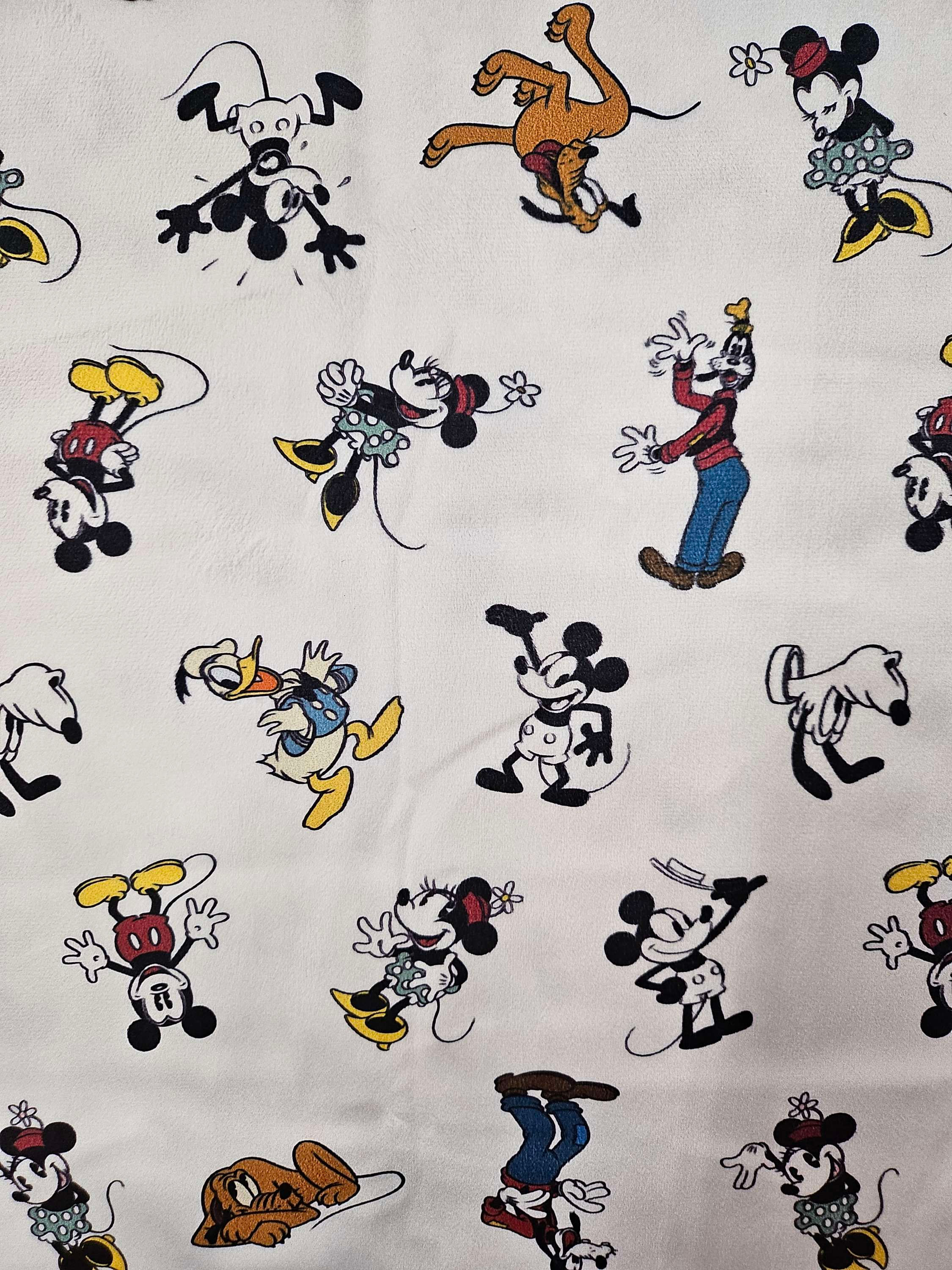 Velours  MICKEY et ses amis