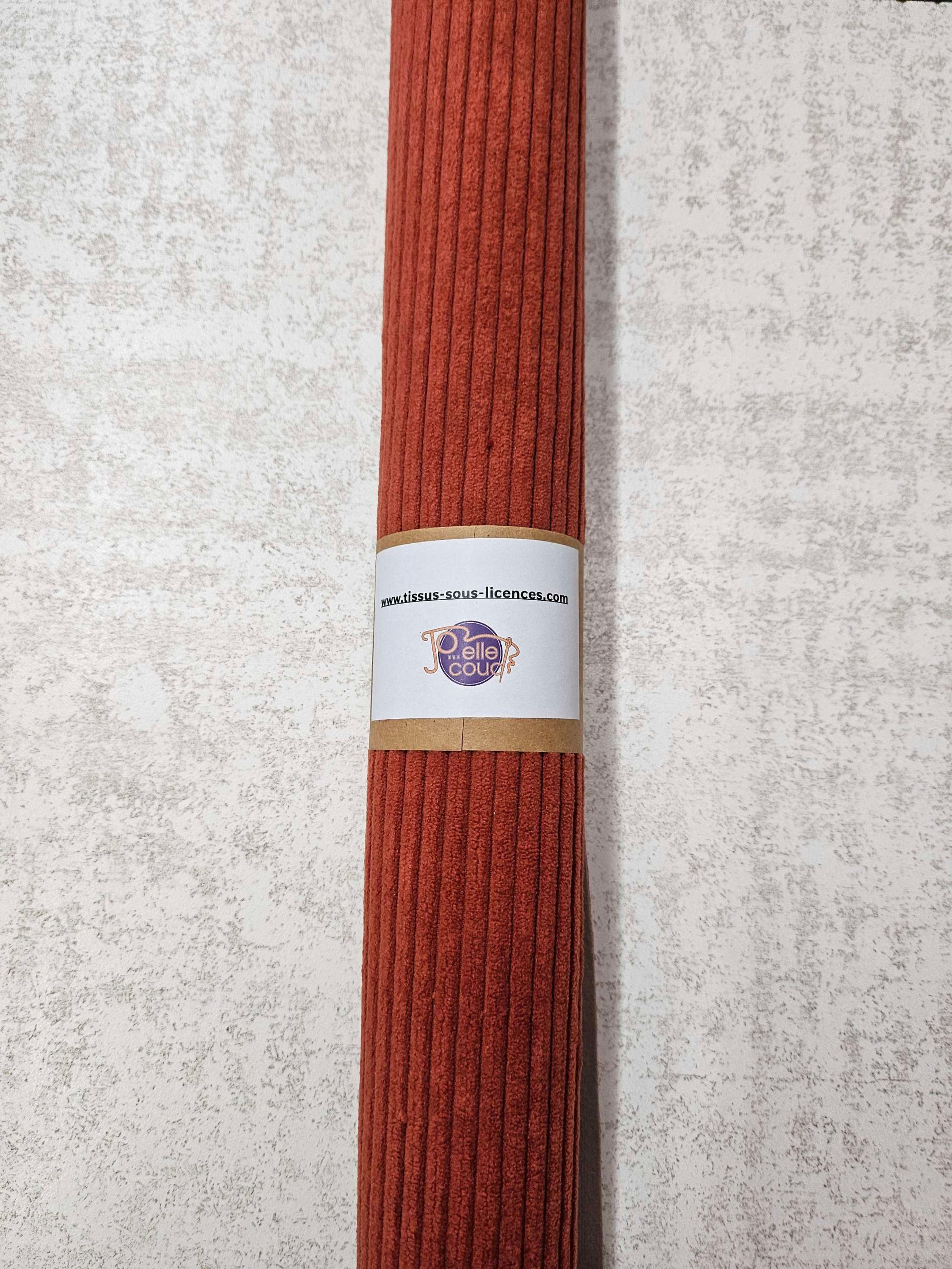 Velours  huggy terracotta