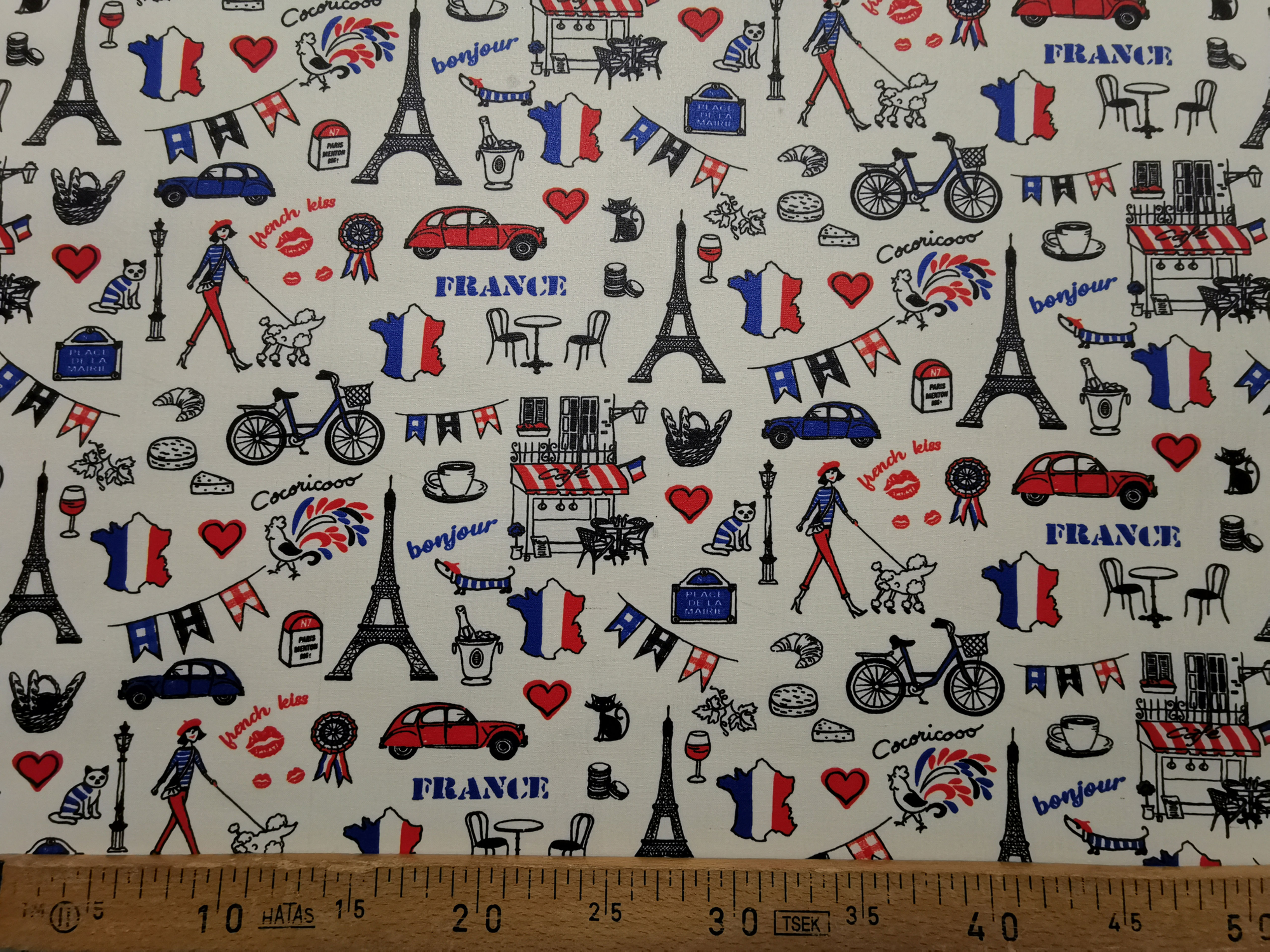 Mon petit Paris coton cretonne