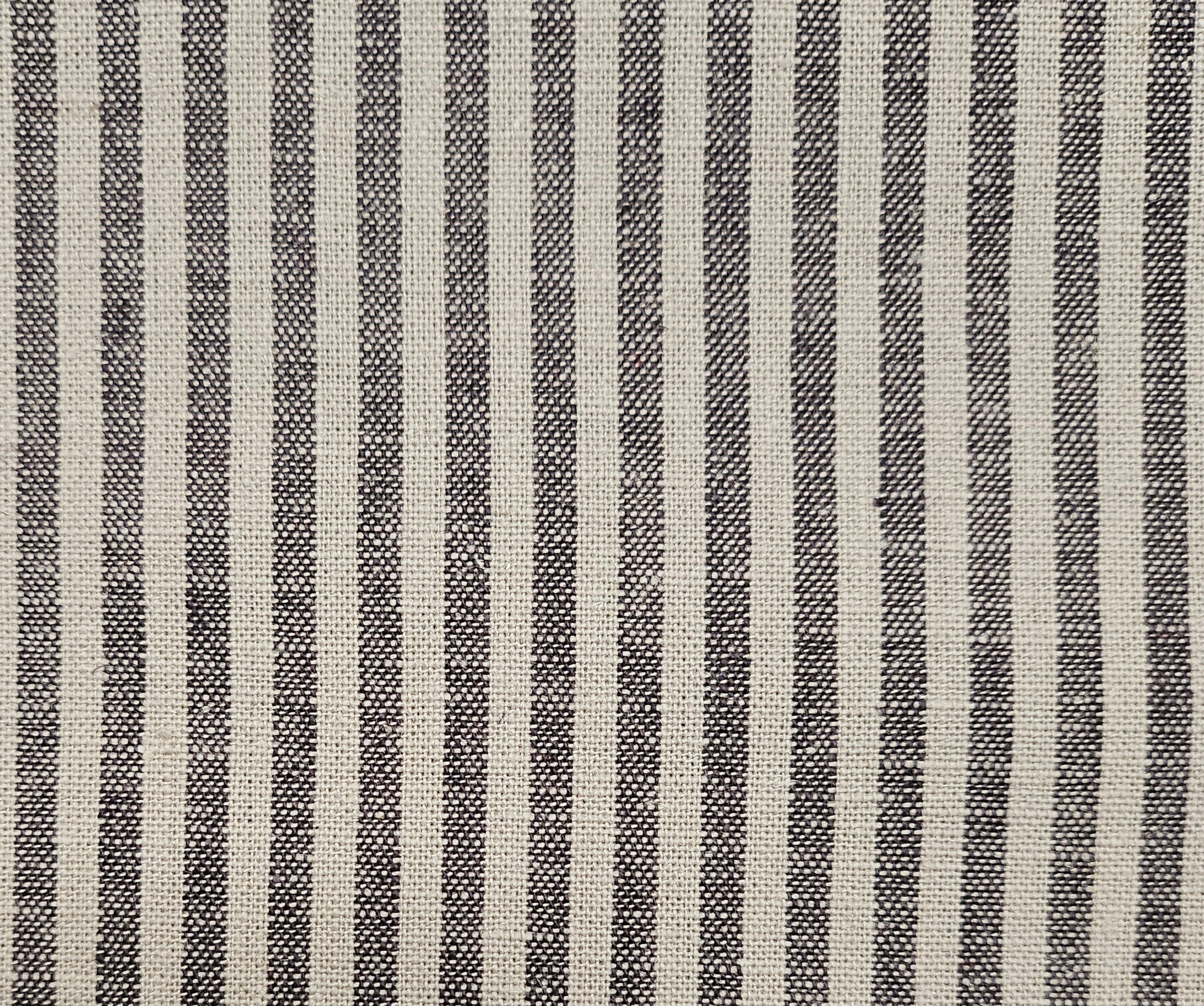 Shabby chic rayures gris foncé 