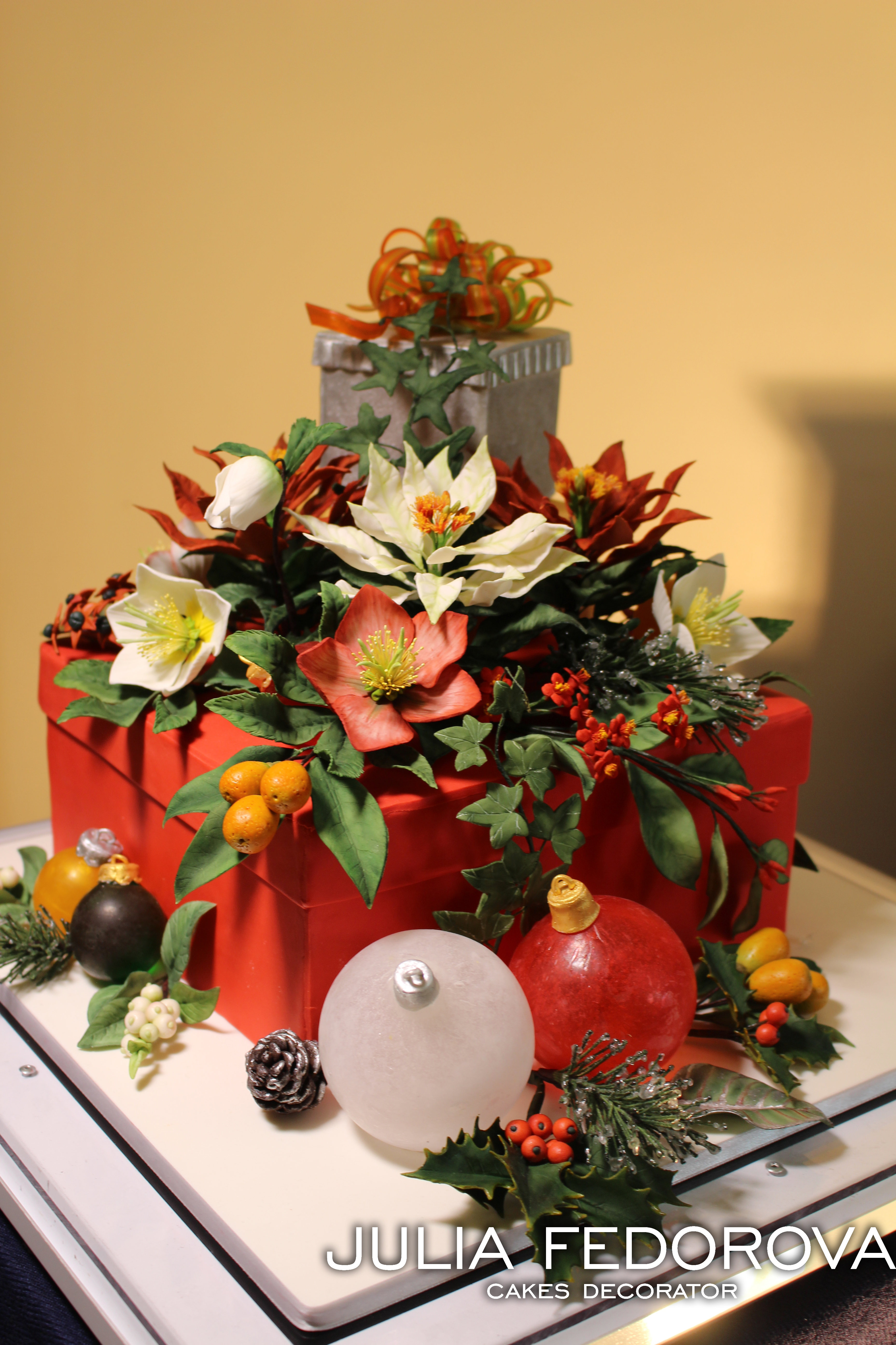 New year's mood cake