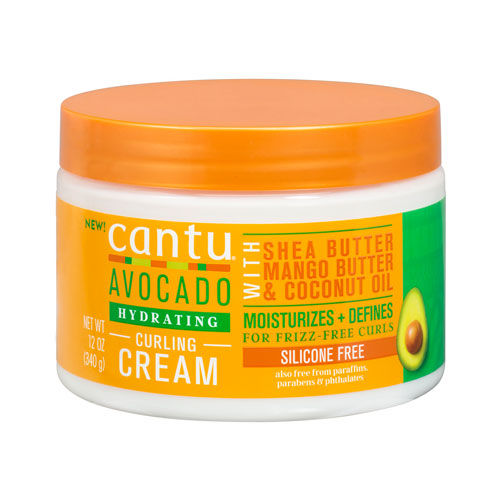 Cantu Avocado Hydrating Curling Cream 12 fl. oz./340g Front View