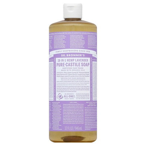 Dr. Bronner's Pure Castile Liquid Soap Hemp Lavender