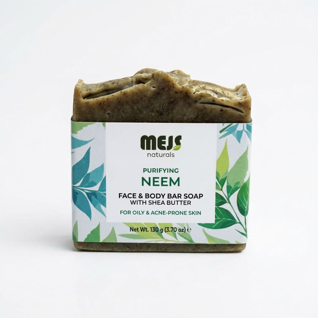 MEJS Shea Butter Bar Soap - Neem
