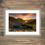 Thumbnail: Framed photography prints of a beautiful sunset overlooking Warnscale Bothy and Buttermere in The Lake District, UK.