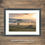 Thumbnail: Framed photography prints of a stone barn at sunrise looking across the green fields of Wensleydale in The Yorkshire Dales.