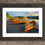 Thumbnail: Framed photography prints of the rowing boats at Keswick Launches with a view of Derwentwater, Lake District, UK.