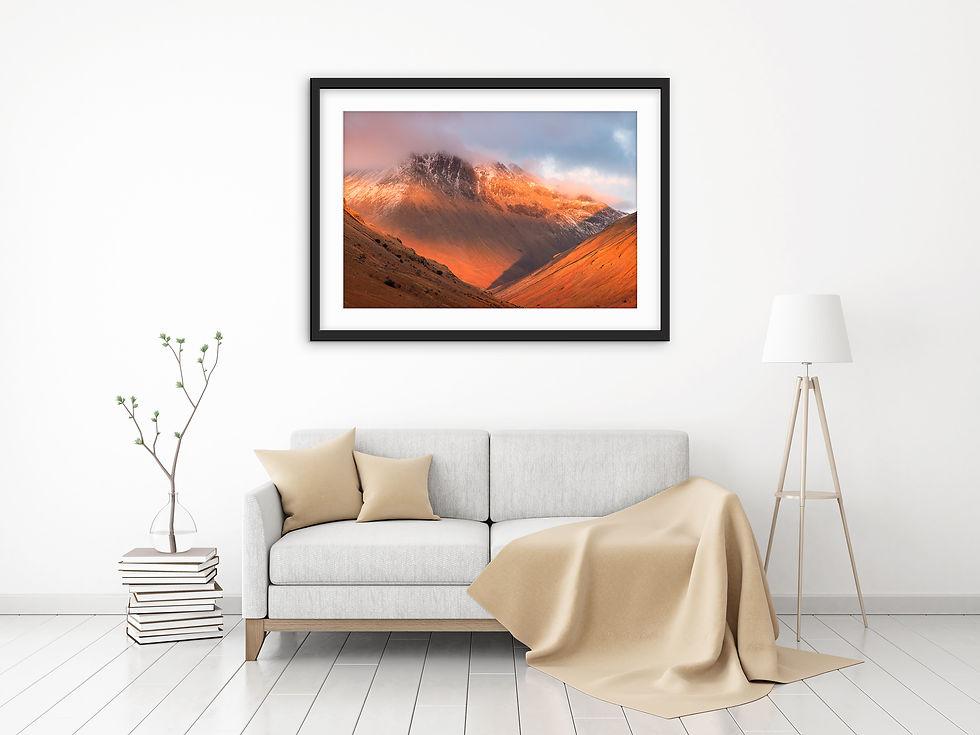 Thumbnail: Fire - Great Gable, Lake District, UK.