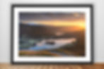 Photography prints of a beautiful winter sunrise over Grasmere and Rydal Water, seen from Silver How in The Lake District, UK