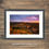 Thumbnail: Framed photography prints of a dramatic winter sunrise overlooking the Great Ridge and Mam Tor in The Peak District.