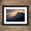 Thumbnail: Framed photography pictures of The Langdale Pikes with golden sunlight in The Lake District mountains, UK.