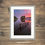 Thumbnail: Framed photography picture prints of a beautiful calm summer sunrise at Otter Island, Derwentwater, Lake District, UK.