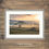 Thumbnail: Framed photography prints of a stone barn at sunrise looking across the green fields of Wensleydale in The Yorkshire Dales.