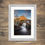 Thumbnail: Framed photography prints of the iconic waterfall with Buachaille Etive Mor in lovely golden morning light, Glencoe, Scotland