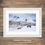 Thumbnail: Framed photography picture prints of a winter view of The Lagangarbh Hut and The Buachaille at Glencoe in Scotland, UK.