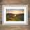 Thumbnail: Framed photography prints of a warm summer sunset seen from Fleetwith Pike overlooking Buttermere in The Lake District, UK.