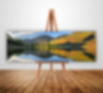 Stunning photography canvas prints of an autumn morning at Buttermere in The Lake District, UK.