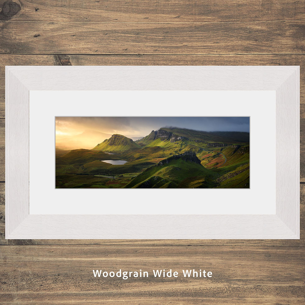 Thumbnail: Panoramic views of dramatic stormy skies over The Trotternish Ridge, seen from Quiraing on the Isle of Skye, Scotland, UK.
