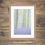 Thumbnail: Framed photography prints of tall beech trees in a misty Dorset woodland, surrounded by carpets of Bluebells.