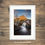 Thumbnail: Framed photography prints of the iconic waterfall with Buachaille Etive Mor in lovely golden morning light, Glencoe, Scotland