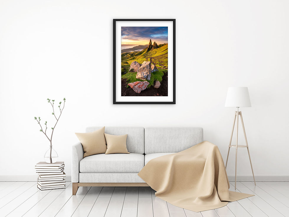 Thumbnail: A beautiful colourful sunrise looking towards The Old Man of Storr on The Isle of Skye, Scotland, UK.