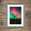 Thumbnail: Framed photography prints of The Northern Lights or Aurora Borealis over a lone tree in The Yorkshire Dales, UK.