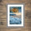 Thumbnail: Framed photography pictures of a misty autumn morning at The River Brathay near Elterwater in The Lake District, UK.
