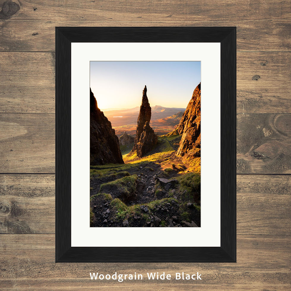 Thumbnail: Framed photography prints of The Needle at The Quiraing on The Isle of Skye, Scotland, UK.