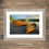 Thumbnail: Framed photography pictures of the rowing boats at Keswick Launches with a view of Derwentwater, Lake District, UK.