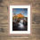 Thumbnail: Framed photography prints of the iconic waterfall with Buachaille Etive Mor in lovely golden morning light, Glencoe, Scotland