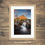 Thumbnail: Framed photography prints of the iconic waterfall with Buachaille Etive Mor in lovely golden morning light, Glencoe, Scotland