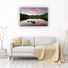 Thumbnail: Beautiful canvas prints of a summer sunset and The Langdale Pikes reflecting in a calm Blea Tarn, Lake District, UK.