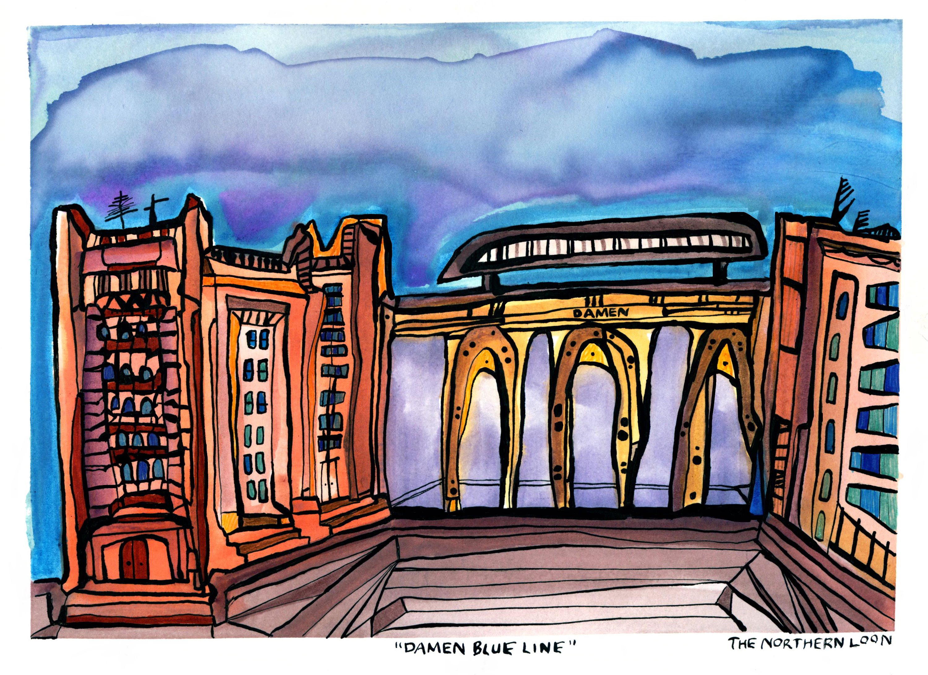 damen blue line