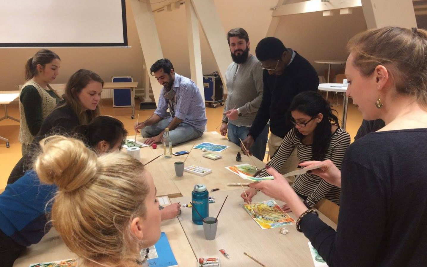 watercolor & ink workshop
