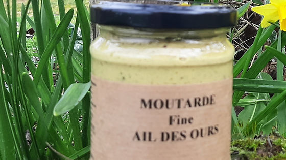 Moutarde fine à l'ail des ours, 200 gr