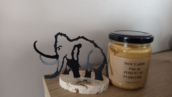 Moutarde fine au piment du Périgord 200 gr