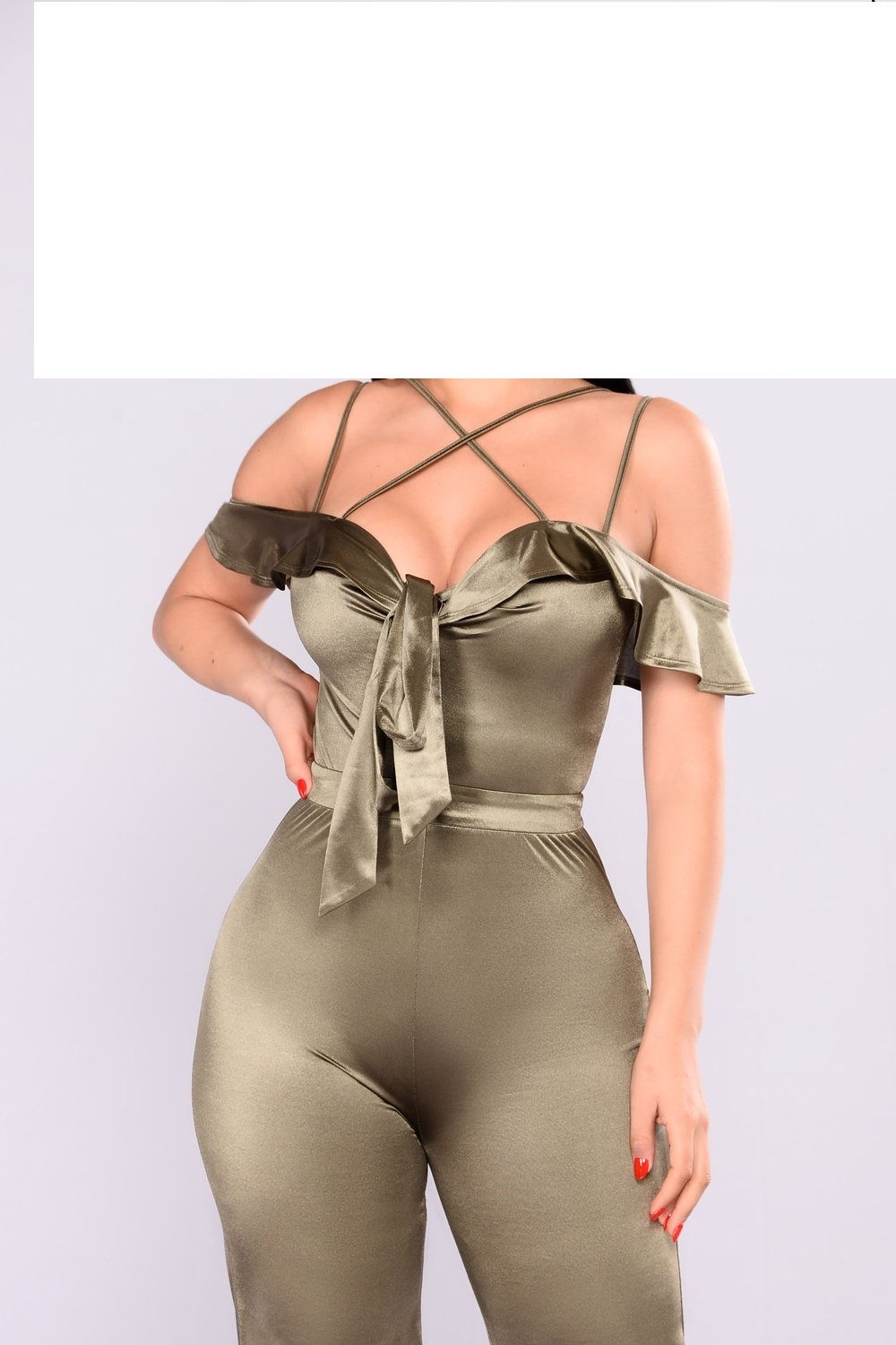 Ruffle my feather jumpsuit