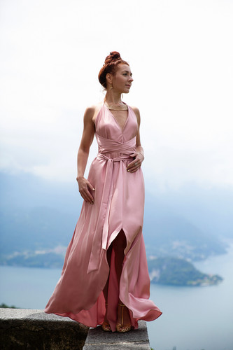 "Juno" Silk Satin Dress