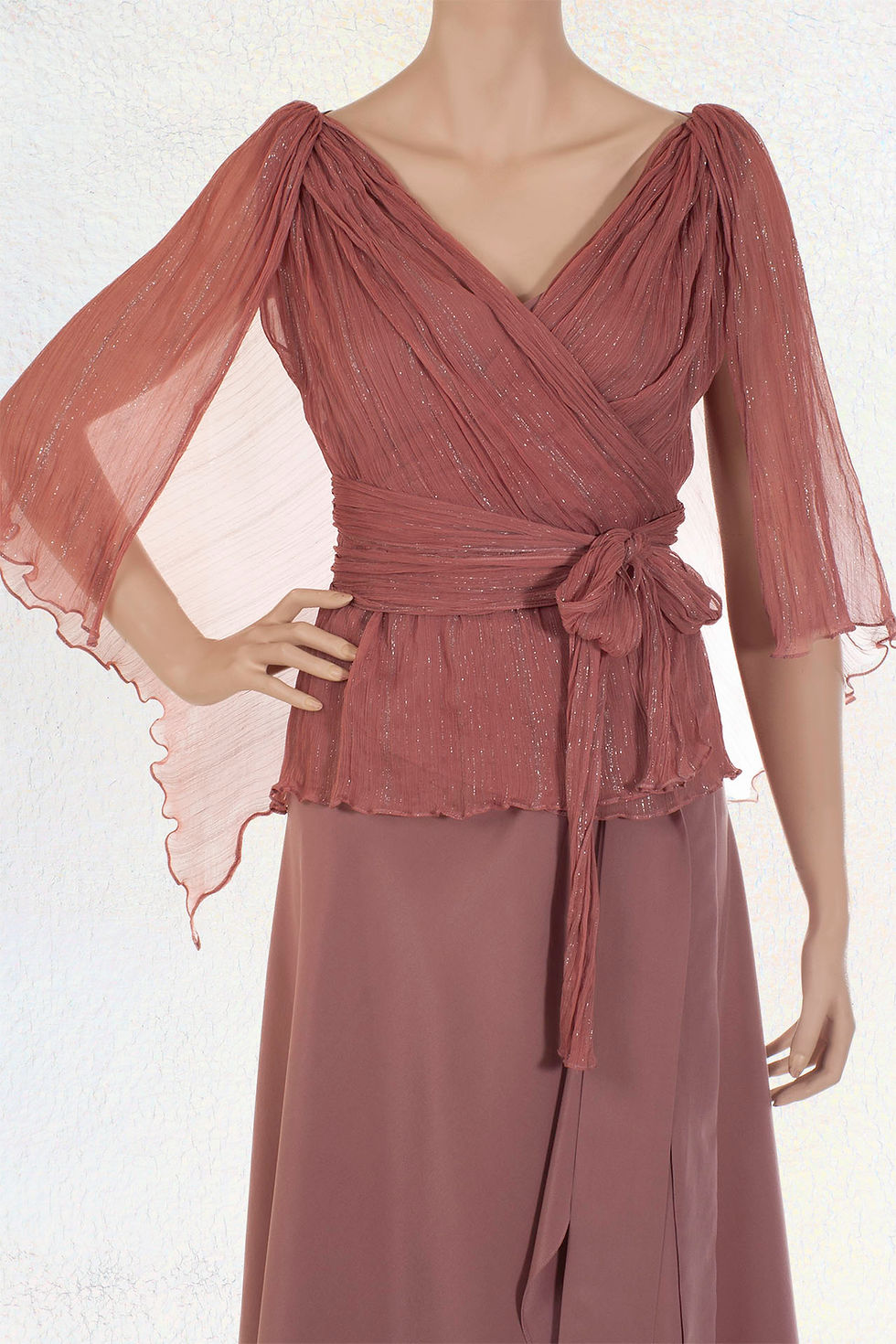 Thumbnail: "Iris" Silk Chiffon Blouse