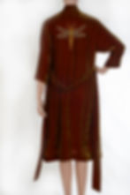 Thumbnail: Silk Velvet Kimono "Royal Blue"