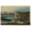 collage artistique-collage sur carte postale-pièce unique signée-carte Palais de Fontaiebleau