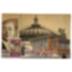 collage artistique-collage sur carte postale-pièce unique signée-carte opéra de Paris-collage sur carte postale