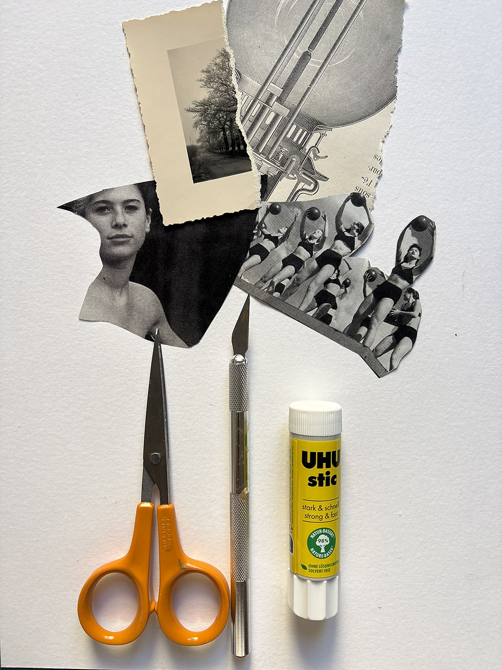 artistic collage meditation Valerie B. Cartier.