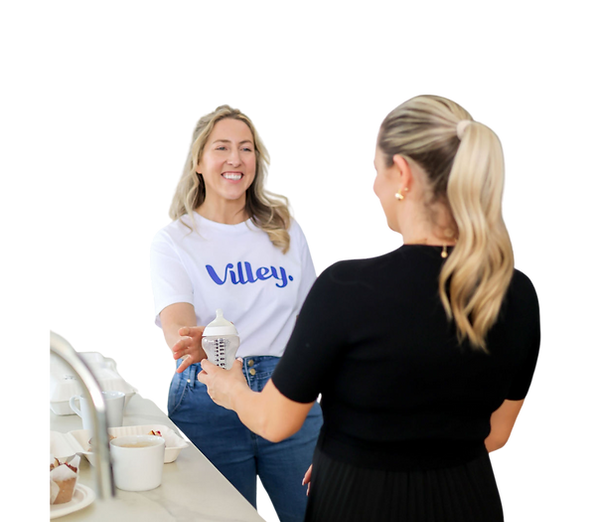 Client engages with a Villey Helper
