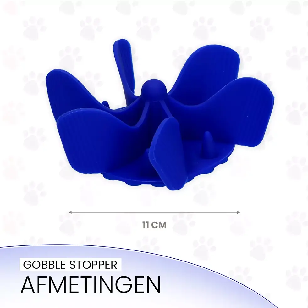 Thumbnail: Eat Slow Live Longer Gobble Stopper Blauw M