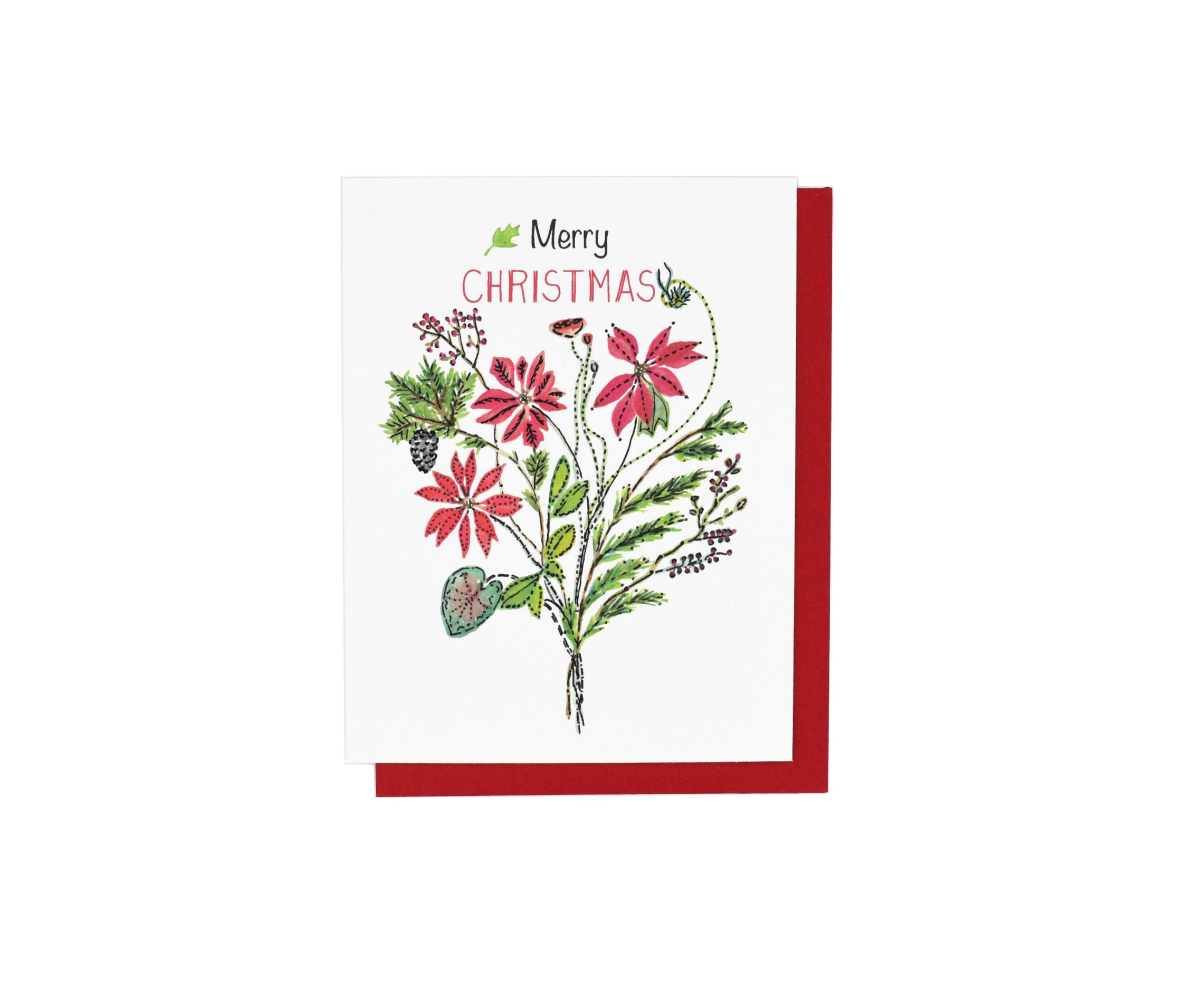 MERRY CHRISTMAS POINSETTA