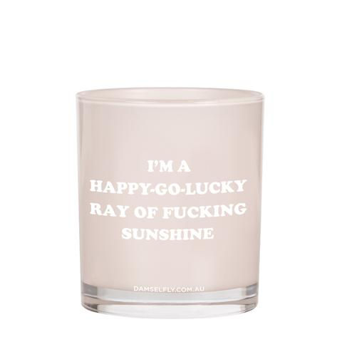I'm a Happy Go Lucky..... Candle