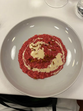 Beetroot risotto