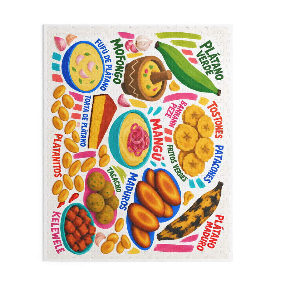 Thumbnail: Plantain, Every Way | 120–500-Piece Plantain Cultural Food Jigsaw Puzzle